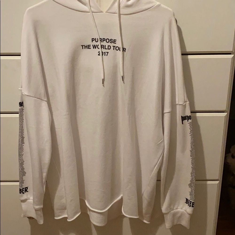 justin bieber long sleeve hoodie like shirt